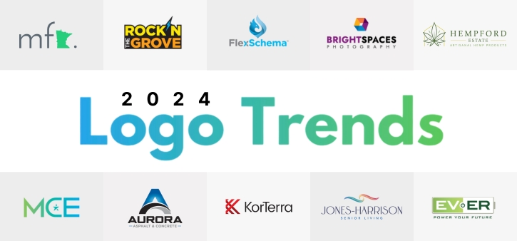 5 Powerful 2024 Logo Trends to Elevate Your Brand